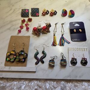 11 Colorful Women's Earrings